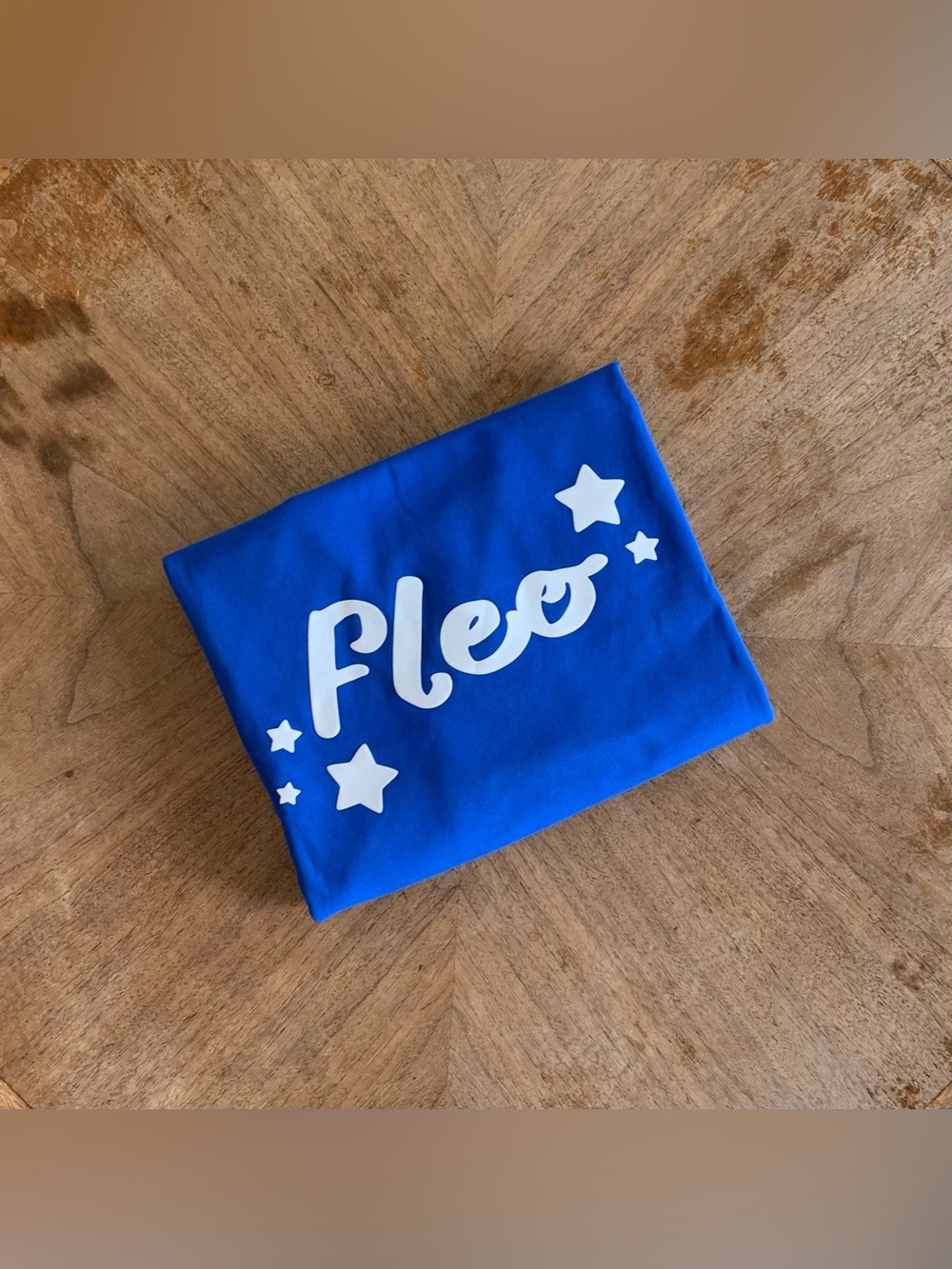 Fleo Cobalt Sunday Funday Crop Hoodie